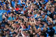 2 July 2023; Dublin supporters on Hill 16 during the GAA Football All-Ireland Senior Championship quarter-final match between Dublin and Mayo at Croke Park in Dublin. Photo by Ray McManus/Sportsfile