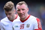 2 July 2023; Brian Hurley of Cork leaves the pitch after his side's defeat in the GAA Football All-Ireland Senior Championship quarter-final match between Derry and Cork at Croke Park in Dublin. Photo by Piaras Ó Mídheach/Sportsfile