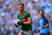 2 July 2023; Jack Carney of Mayo during the GAA Football All-Ireland Senior Championship quarter-final match between Dublin and Mayo at Croke Park in Dublin. Photo by Piaras Ó Mídheach/Sportsfile