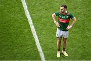 2 July 2023; Kevin McLoughlin of Mayo after the GAA Football All-Ireland Senior Championship quarter-final match between Dublin and Mayo at Croke Park in Dublin. Photo by Brendan Moran/Sportsfile