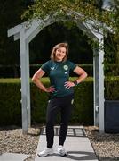 4 July 2023; Team doctor Siobhan Forman poses for a portrait during a Republic of Ireland women's team staff media event at Castleknock Hotel in Dublin. Photo by Stephen McCarthy/Sportsfile
