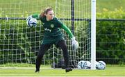 4 July 2023; Goalkeeper Megan Walsh during a Republic of Ireland women training session at the FAI National Training Centre in Abbotstown, Dublin. Photo by Stephen McCarthy/Sportsfile