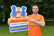 5 July 2023; Connacht Rugby captain and Jack and Jill Children’s Foundation Ambassador Jack Carty pictured at Stephen's Green in Dublin for the launch of Up the Hill for Jack and Jill 2023, kindly supported by Abbott. The ninth annual fundraising event, in aid of the Jack and Jill Children’s Foundation, urges people to take to the hills throughout the summer in support of local Jack and Jill families. Every €18 registration fee will help fund one hour of in-home nursing care and end-of-life support for over 400 children with highly complex, life-limiting medical conditions countrywide. Organisers are urging people to team up with family, friends, neighbours and colleagues, and go Up the Hill for Jack and Jill this summer! To register your Up the Hill fundraising event, visit www.jackandjill.ie Photo by Piaras Ó Mídheach/Sportsfile