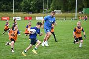 5 July 2023; Daniel Ortega during a Bank of Ireland Leinster Rugby Summer Camp at Stillorgan-Rathfarnham RFC in Dublin. Photo by Harry Murphy/Sportsfile