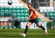 5 July 2023; Izzy Atkinson during a Republic of Ireland women training session at Tallaght Stadium in Dublin. Photo by Stephen McCarthy/Sportsfile