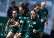 5 July 2023; Harriet Scott during a Republic of Ireland women training session at Tallaght Stadium in Dublin. Photo by Stephen McCarthy/Sportsfile