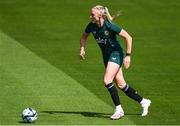 5 July 2023; Louise Quinn during a Republic of Ireland women training session at Tallaght Stadium in Dublin. Photo by Stephen McCarthy/Sportsfile