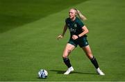 5 July 2023; Louise Quinn during a Republic of Ireland women training session at Tallaght Stadium in Dublin. Photo by Stephen McCarthy/Sportsfile