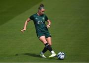 5 July 2023; Claire O'Riordan during a Republic of Ireland women training session at Tallaght Stadium in Dublin. Photo by Stephen McCarthy/Sportsfile