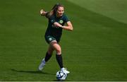 5 July 2023; Kyra Carusa during a Republic of Ireland women training session at Tallaght Stadium in Dublin. Photo by Stephen McCarthy/Sportsfile
