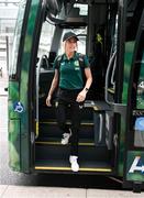 7 July 2023; Denise O'Sullivan at Dublin Airport ahead of the Republic of Ireland's flight to Australia for the FIFA Women's World Cup 2023. Photo by Stephen McCarthy/Sportsfile