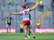 1 July 2023; Paudie Clifford of Kerry and Conor Meyler of Tyrone tussle during the GAA Football All-Ireland Senior Championship quarter-final match between Kerry and Tyrone at Croke Park in Dublin. Photo by Piaras Ó Mídheach/Sportsfile