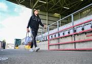 7 July 2023; Krystian Nowak of Bohemians makes his way into the stadium before the SSE Airtricity Men's Premier Division match between Bohemians and Dundalk at Dalymount Park in Dublin. Photo by Tyler Miller/Sportsfile
