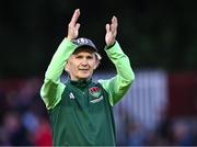 7 July 2023; Cork City sporting director Liam Buckley celebrates after the drawn SSE Airtricity Men's Premier Division match between St Patrick's Athletic and Cork City at Richmond Park in Dublin. Photo by Piaras Ó Mídheach/Sportsfile
