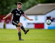 7 July 2023; Aaron Bolger of Cork City during the SSE Airtricity Men's Premier Division match between St Patrick's Athletic and Cork City at Richmond Park in Dublin. Photo by Piaras Ó Mídheach/Sportsfile
