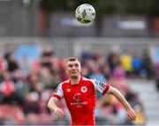 7 July 2023; Mark Doyle of St Patrick's Athletic during the SSE Airtricity Men's Premier Division match between St Patrick's Athletic and Cork City at Richmond Park in Dublin. Photo by Piaras Ó Mídheach/Sportsfile