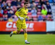 7 July 2023; Cork City goalkeeper Jimmy Corcoran comes on as a substitute for Tiernan Brooks during the SSE Airtricity Men's Premier Division match between St Patrick's Athletic and Cork City at Richmond Park in Dublin. Photo by Piaras Ó Mídheach/Sportsfile