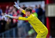 7 July 2023; Cork City goalkeeper Tiernan Brooks during the SSE Airtricity Men's Premier Division match between St Patrick's Athletic and Cork City at Richmond Park in Dublin. Photo by Piaras Ó Mídheach/Sportsfile
