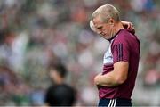 8 July 2023; Galway manager Henry Shefflin looks on in the final moments of the GAA Hurling All-Ireland Senior Championship semi-final match between Limerick and Galway at Croke Park in Dublin. Photo by Brendan Moran/Sportsfile