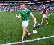 8 July 2023; Peter Casey of Limerick after his side's victory in the GAA Hurling All-Ireland Senior Championship semi-final match between Limerick and Galway at Croke Park in Dublin. Photo by Piaras Ó Mídheach/Sportsfile