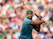 8 July 2023; Limerick goalkeeper Nickie Quaid during the GAA Hurling All-Ireland Senior Championship semi-final match between Limerick and Galway at Croke Park in Dublin. Photo by Piaras Ó Mídheach/Sportsfile