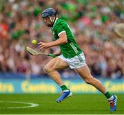 8 July 2023; David Reidy of Limerick during the GAA Hurling All-Ireland Senior Championship semi-final match between Limerick and Galway at Croke Park in Dublin. Photo by Stephen Marken/Sportsfile