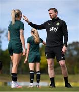 9 July 2023; Assistant manager Tom Elmes during a Republic of Ireland women training session at Underwood Park in Brisbane, Australia. Photo by Stephen McCarthy/Sportsfile