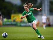 6 July 2023; Kyra Carusa of Republic of Ireland during the women's international friendly match between Republic of Ireland and France at Tallaght Stadium in Dublin. Photo by Stephen McCarthy/Sportsfile