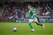 6 July 2023; Izzy Atkinson of Republic of Ireland during the women's international friendly match between Republic of Ireland and France at Tallaght Stadium in Dublin. Photo by Stephen McCarthy/Sportsfile