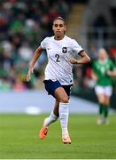 6 July 2023; Maelle Lakrar of France during the women's international friendly match between Republic of Ireland and France at Tallaght Stadium in Dublin. Photo by Stephen McCarthy/Sportsfile