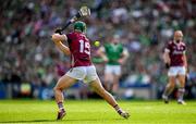8 July 2023; Evan Niland of Galway during the GAA Hurling All-Ireland Senior Championship semi-final match between Limerick and Galway at Croke Park in Dublin. Photo by Brendan Moran/Sportsfile