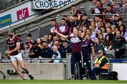 8 July 2023; Galway manager Henry Shefflin reacts during the GAA Hurling All-Ireland Senior Championship semi-final match between Limerick and Galway at Croke Park in Dublin. Photo by Brendan Moran/Sportsfile
