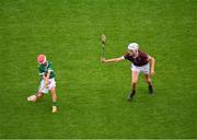 8 July 2023; Action during the GAA INTO Cumann na mBunscol Respect Exhibition Go Games at the GAA Hurling All-Ireland Senior Championship semi-final match between Limerick and Galway at Croke Park in Dublin. Photo by Ray McManus/Sportsfile