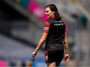 9 July 2023; Hannah Looney of Cork walks the pitch before the All-Ireland Senior Camogie Championship quarter-final match between Cork and Kilkenny at Croke Park in Dublin. Photo by Piaras Ó Mídheach/Sportsfile