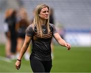 9 July 2023; Grace Walsh of Kilkenny walks the pitch before the All-Ireland Senior Camogie Championship quarter-final match between Cork and Kilkenny at Croke Park in Dublin. Photo by Piaras Ó Mídheach/Sportsfile