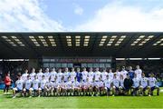 9 July 2023; The Monaghan squad before the Electric Ireland GAA Football All-Ireland Minor Championship final match between Derry and Monaghan at Box-IT Athletic Grounds in Armagh. Photo by Ramsey Cardy/Sportsfile