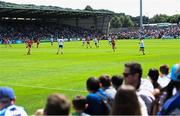 9 July 2023; A general view of action during the Electric Ireland GAA Football All-Ireland Minor Championship final match between Derry and Monaghan at Box-IT Athletic Grounds in Armagh. Photo by Ramsey Cardy/Sportsfile