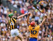 9 July 2023; Tommy Walsh of Kilkenny in action against Peter Duggan of Clare during the GAA Hurling All-Ireland Senior Championship semi-final match between Kilkenny and Clare at Croke Park in Dublin. Photo by Piaras Ó Mídheach/Sportsfile