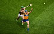 9 July 2023; Rory Hayes of Clare in action against Eoin Cody of Kilkenny during the GAA Hurling All-Ireland Senior Championship semi-final match between Kilkenny and Clare at Croke Park in Dublin. Photo by Daire Brennan/Sportsfile