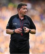 9 July 2023; Referee Colm Lyons during the GAA Hurling All-Ireland Senior Championship semi-final match between Kilkenny and Clare at Croke Park in Dublin. Photo by Brendan Moran/Sportsfile