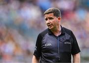 9 July 2023; Referee Colm Lyons during the GAA Hurling All-Ireland Senior Championship semi-final match between Kilkenny and Clare at Croke Park in Dublin. Photo by Piaras Ó Mídheach/Sportsfile