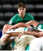 9 July 2023; Oscar Cawley of Ireland during the U20 Rugby World Cup semi-final match between Ireland and South Africa at Athlone Sports Stadium in Cape Town, South Africa. Photo by Shaun Roy/Sportsfile