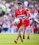 9 July 2023; Johnny McGuckin of Derry during the Electric Ireland GAA Football All-Ireland Minor Championship final match between Derry and Monaghan at Box-IT Athletic Grounds in Armagh. Photo by Ramsey Cardy/Sportsfile