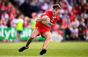 9 July 2023; Oisín Doherty of Derry during the Electric Ireland GAA Football All-Ireland Minor Championship final match between Derry and Monaghan at Box-IT Athletic Grounds in Armagh. Photo by Ramsey Cardy/Sportsfile