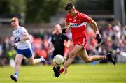9 July 2023; Conall Higgins of Derry during the Electric Ireland GAA Football All-Ireland Minor Championship final match between Derry and Monaghan at Box-IT Athletic Grounds in Armagh. Photo by Ramsey Cardy/Sportsfile