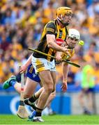 9 July 2023; Billy Ryan of Kilkenny in action against Adam Hogan of Clare during the GAA Hurling All-Ireland Senior Championship semi-final match between Kilkenny and Clare at Croke Park in Dublin. Photo by Ray McManus/Sportsfile