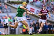 8 July 2023; Dan Morrissey of Limerick during the GAA Hurling All-Ireland Senior Championship semi-final match between Limerick and Galway at Croke Park in Dublin. Photo by Ramsey Cardy/Sportsfile