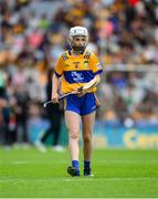 9 July 2023; Faye Buckley, Liscarroll NS, Mallow, Cork, representing Clare, during the GAA INTO Cumann na mBunscol Respect Exhibition Go Games at the GAA Hurling All-Ireland Senior Championship semi-final match between Kilkenny and Clare at Croke Park in Dublin. Photo by Ray McManus/Sportsfile