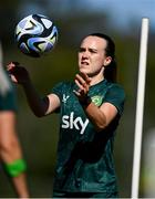 10 July 2023; Ciara Grant during a Republic of Ireland women training session at Underwood Park in Brisbane, Australia. Photo by Stephen McCarthy/Sportsfile