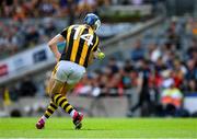 9 July 2023; TJ Reid of Kilkenny strikes a free during the GAA Hurling All-Ireland Senior Championship semi-final match between Kilkenny and Clare at Croke Park in Dublin. Photo by Ray McManus/Sportsfile